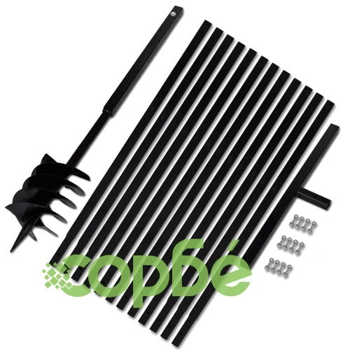 Комплект свредло за земя 180 мм с дръжка и стоманени удължители 13 м ➤ топ цена ➤ sorbe.bg