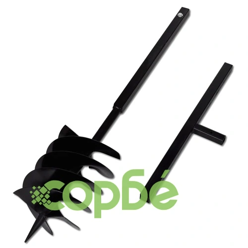 Комплект свредло за земя 200 мм с дръжка и стоманени удължители 13 ➤ топ цена ➤ sorbe.bg