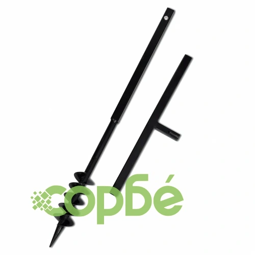 Комплект свредло за земя 80 мм с дръжка и стоманени удължители 9 м ➤ топ цена ➤ sorbe.bg