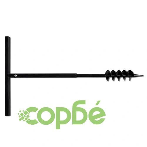 Комплект свредло за земя 80 мм с дръжка и стоманени удължители 13 м ➤ топ цена ➤ sorbe.bg