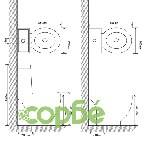 Комплект тоалетна чиния и биде, бял ➤ топ цена ➤ sorbe.bg