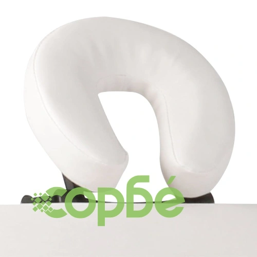 Дървена масажна кушетка с 4 зони на сгъване, цвят: кремаво-бял ➤ топ цена ➤ sorbe.bg