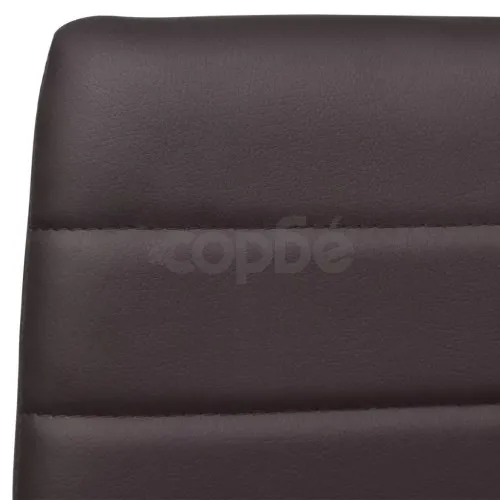 Трапезен комплект 4 кафяви стола Slim Line и 1 маса със стъклен плот ➤ топ цена ➤ sorbe.bg