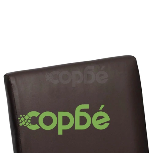 Трапезни столове, 6 бр, кафяви, изкуствена кожа ➤ топ цена ➤ sorbe.bg
