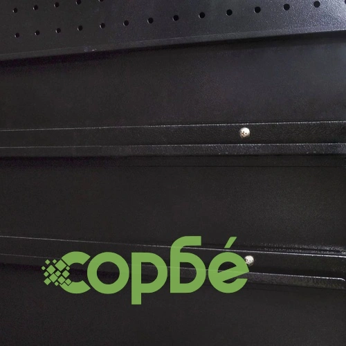 Метален шкаф за инструменти с подвижни сандъци, червено/черно ➤ топ цена ➤ sorbe.bg