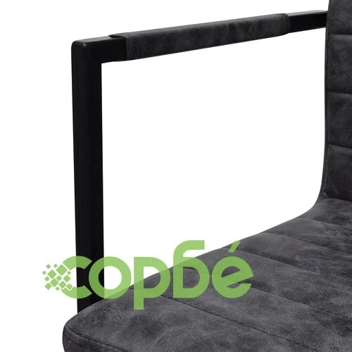 Конзолни трапезни столове, 6 бр, черни, изкуствена кожа ➤ топ цена ➤ sorbe.bg