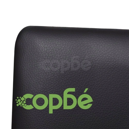 Конзолни трапезни столове, 6 бр, черни, изкуствена кожа ➤ топ цена ➤ sorbe.bg