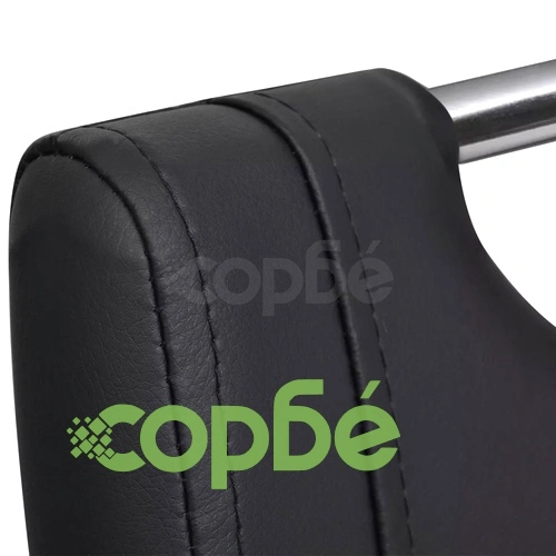 Трапезни столове, 6 бр, черни, изкуствена кожа ➤ топ цена ➤ sorbe.bg