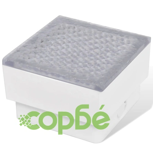 LED осветителни тела за вграждане в земя, 6 бр, 100x100x68 мм ➤ топ цена ➤ sorbe.bg