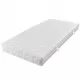 Легло с матрак, бяло, изкуствена кожа, 180x200 см