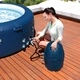 Bestway Lay-z-Spa Надуваема вана 196x61 cм 14294 PE ратанов съраунд