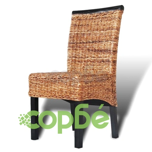 Трапезни столове 4 бр абака и мангово дърво масив ➤ топ цена ➤ sorbe.bg