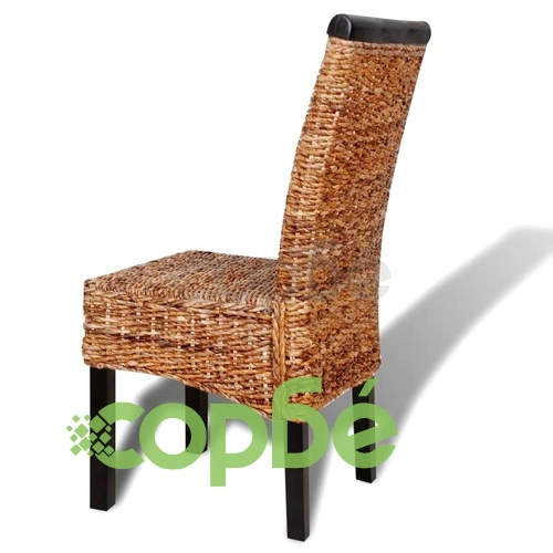 Трапезни столове, 6 бр, абака и мангово дърво масив ➤ топ цена ➤ sorbe.bg