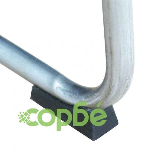 Трапезни столове, 6 бр, черно и бяло, естествена волска кожа ➤ топ цена ➤ sorbe.bg