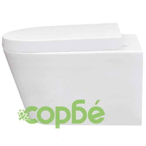 Окачена тоалетна чиния, със скрито казанче, керамична, бяла ➤ топ цена ➤ sorbe.bg