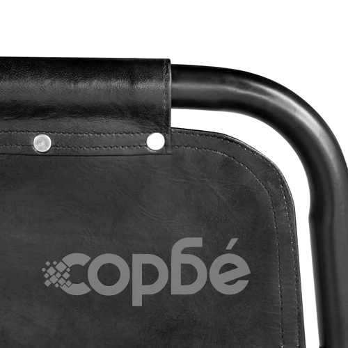 Трапезни столове, 6 бр, черни, естествена кожа ➤ топ цена ➤ sorbe.bg