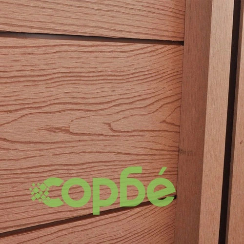 Градински оградни панели, 3 бр, WPC, 538 см, кафяви ➤ топ цена ➤ sorbe.bg