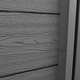 Градински оградни панели, 2 бр, WPC, 361 см, сиви