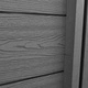 Градински оградни панели, 3 бр, WPC, 538 см, сиви