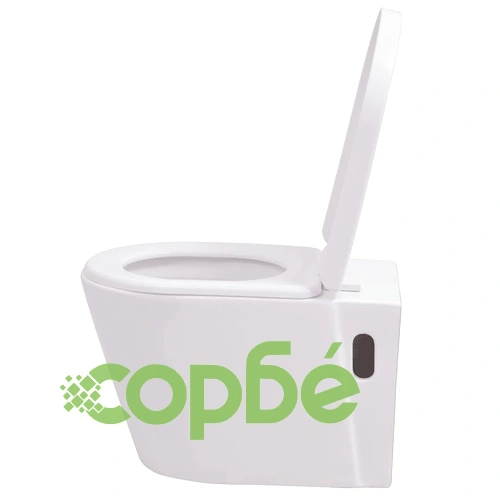 Окачена тоалетна чиния, със скрито казанче, керамична, бяла ➤ топ цена ➤ sorbe.bg
