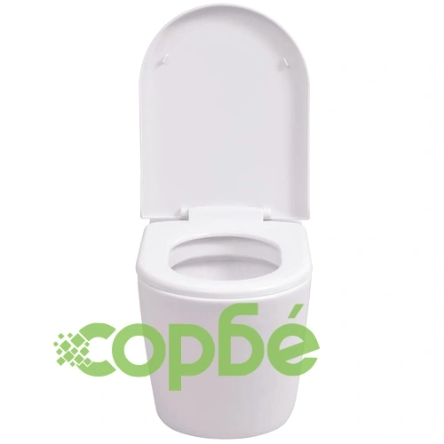 Окачена тоалетна чиния, със скрито казанче, керамична, бяла ➤ топ цена ➤ sorbe.bg