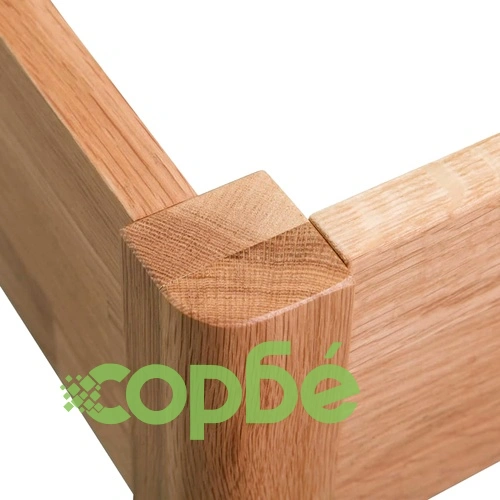 Двойно легло с матрак, дъбов масив, 180x200 cм ➤ топ цена ➤ sorbe.bg