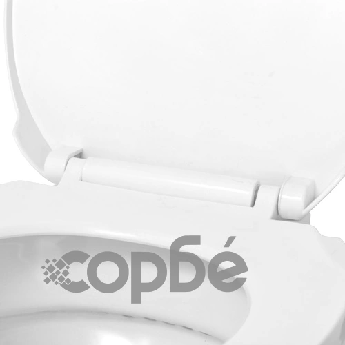 Окачена тоалетна чиния с меко затваряне и казанче карамика бяла ➤ топ цена ➤ sorbe.bg