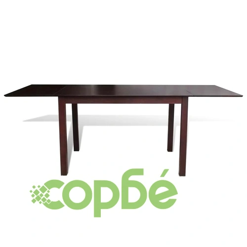 Разтегателен трапезен комплект, 9 части, кафяво ➤ топ цена ➤ sorbe.bg