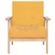 Комплект кресла, 2 части, плат, жълт