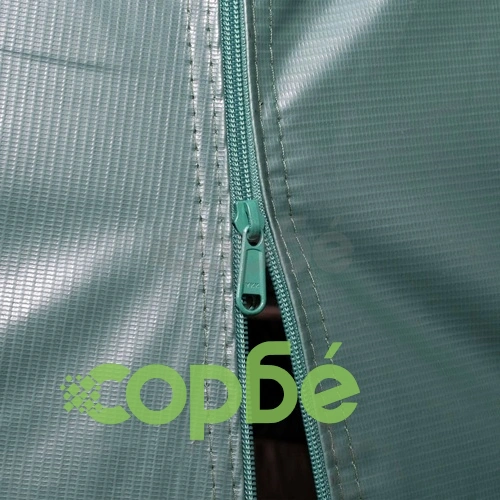 Мобилен навес за животни PVC 550 г/м² 3,3x8 м тъмнозелен ➤ топ цена ➤ sorbe.bg