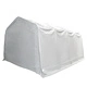 Палатка за съхранение PVC 550 г/м² 4x8 м бяла