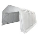 Палатка за съхранение PVC 550 г/м² 4x8 м бяла