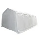 Палатка за съхранение PVC 550 г/м² 5x10 м бяла