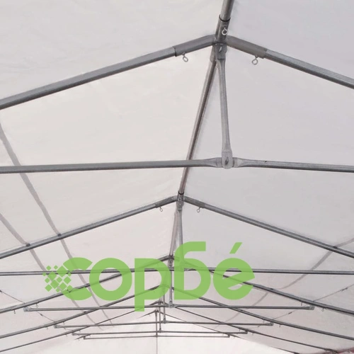 Палатка за съхранение PVC 550 г/м² 6x12 м бяла ➤ топ цена ➤ sorbe.bg