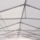 Палатка за съхранение PVC 550 г/м² 6x12 м бяла
