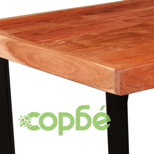 Бар комплект, 3 части, акациево и регенерирано дърво масив ➤ топ цена ➤ sorbe.bg