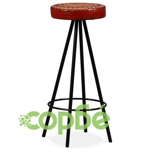 Бар комплект 3 части регенерирано дърво естествена кожа брезент ➤ топ цена ➤ sorbe.bg