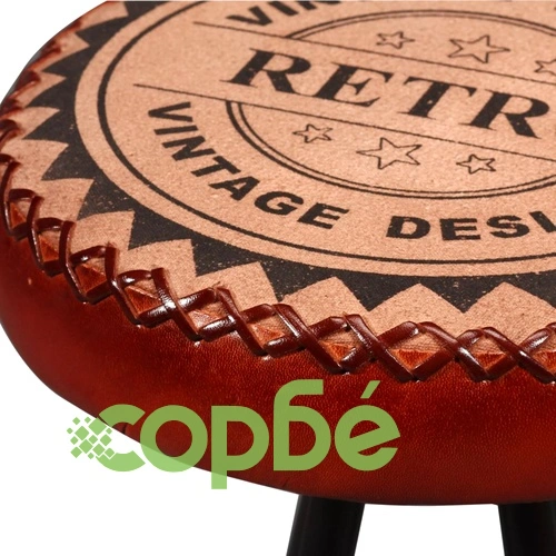 Бар комплект 9 части регенерирано дърво естествена кожа брезент ➤ топ цена ➤ sorbe.bg