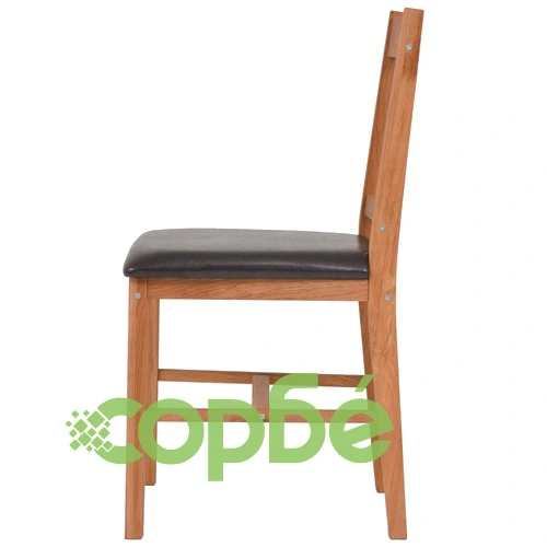 Трапезни столове, 6 бр, дъбова дървесина масив ➤ топ цена ➤ sorbe.bg