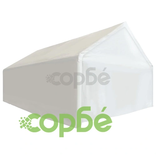 Шатра за съхранение, PE, 4x8 м, бяла  ➤ топ цена ➤ sorbe.bg