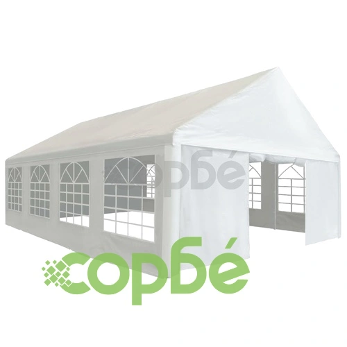 Шатра за партита, PE, 5х8 м, бяла ➤ топ цена ➤ sorbe.bg