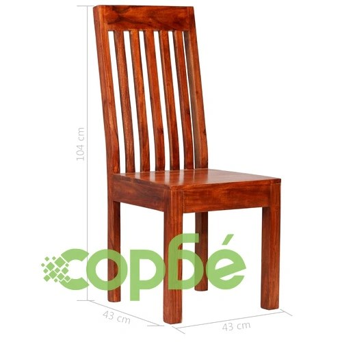 Комплект трапезна маса от 7 части, акация и манго масив ➤ топ цена ➤ sorbe.bg