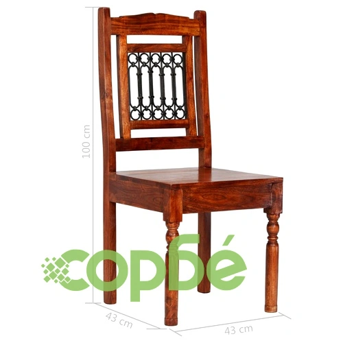 Комплект трапезна маса от 5 части масивно акациево дърво ➤ топ цена ➤ sorbe.bg