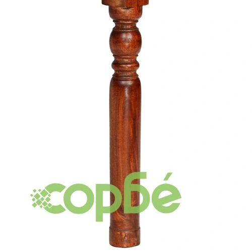 Комплект трапезна маса от 5 части масивно акациево дърво ➤ топ цена ➤ sorbe.bg