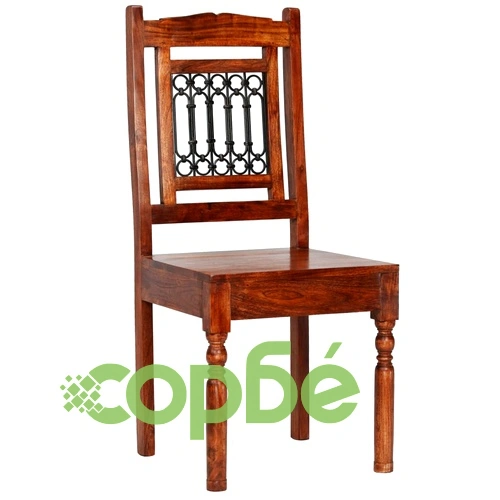 Комплект трапезна маса, 7 части, акация масив с финиш шишам ➤ топ цена ➤ sorbe.bg