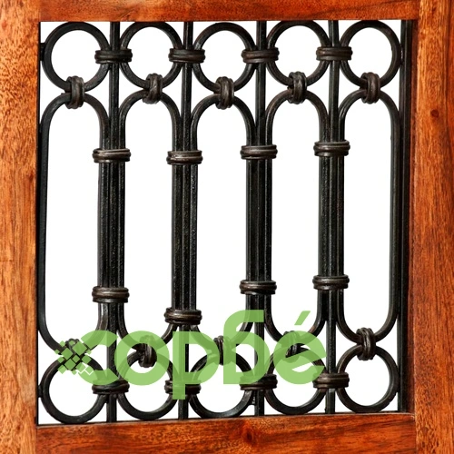 Комплект трапезна маса, 7 части, акация масив с финиш шишам ➤ топ цена ➤ sorbe.bg