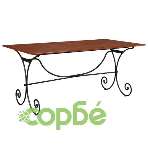 Комплект трапезна маса, 7 части, акация масив с финиш шишам ➤ топ цена ➤ sorbe.bg