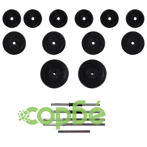 Комплект регулируема пейка за преси с щанга и дъмбели, 30,5 кг ➤ топ цена ➤ sorbe.bg