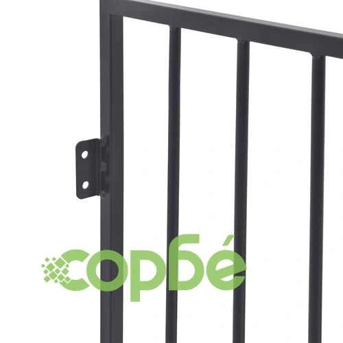 Параван за камина за домашни любимци, черен, стомана ➤ топ цена ➤ sorbe.bg