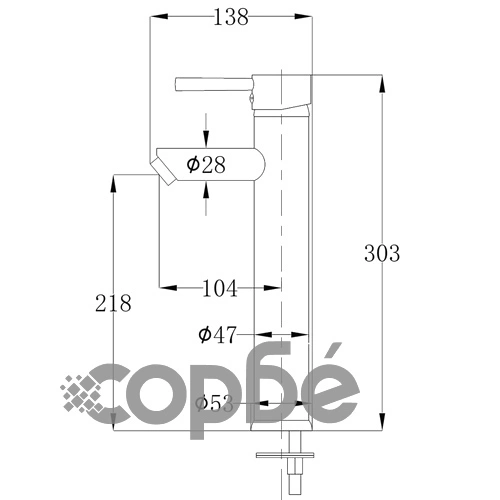 Мивка за баня със смесител, керамична, правоъгълна, бяла ➤ топ цена ➤ sorbe.bg
